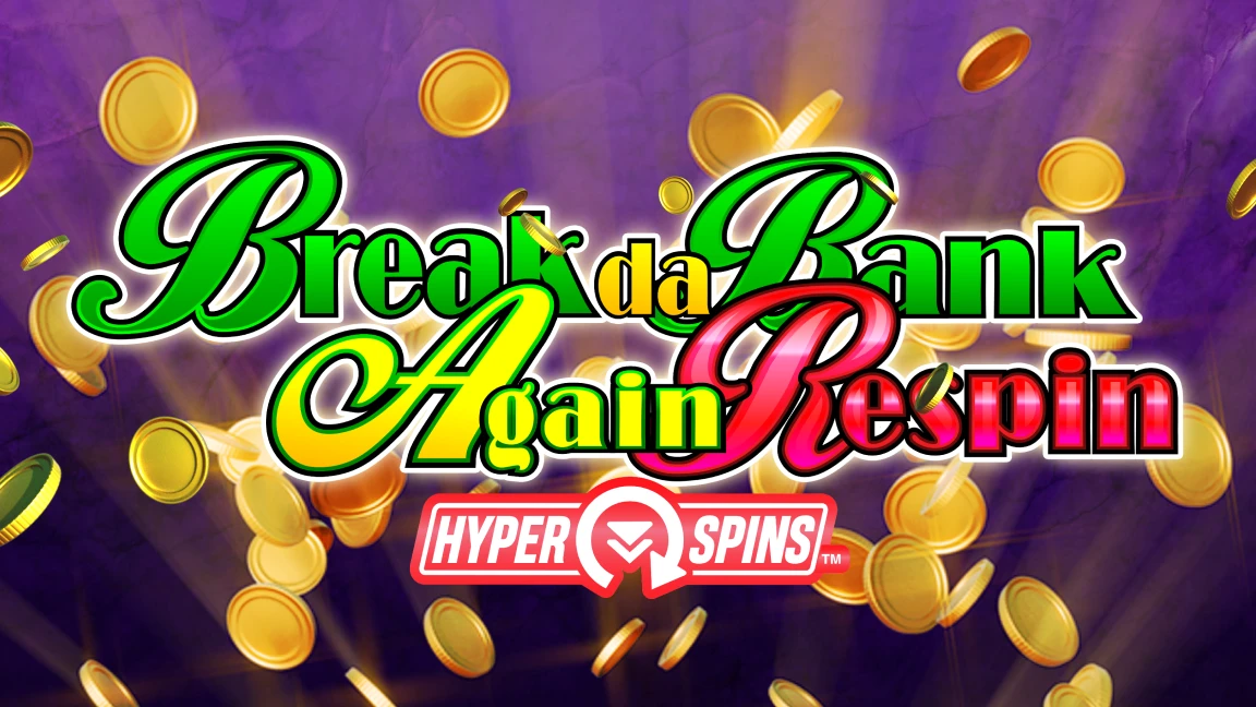 The promotional header for Break Da Bank Again Respin, an online slot game on Betty.ca.
