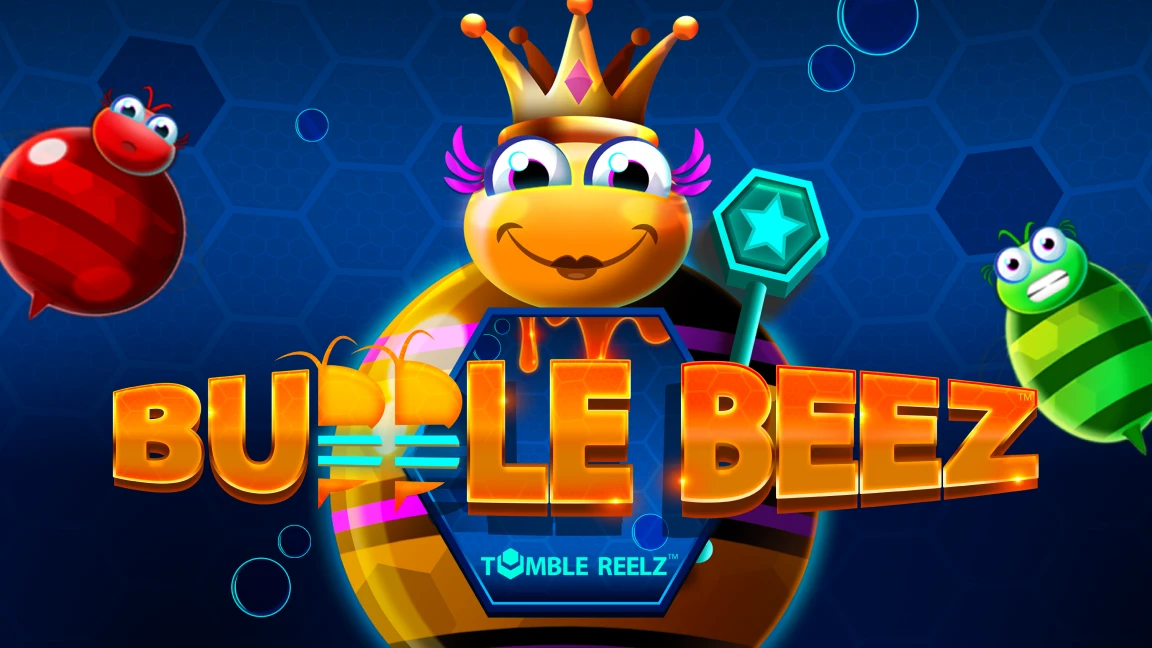 The promotional header for Bubble Beez™, an online slot game on Betty.ca.