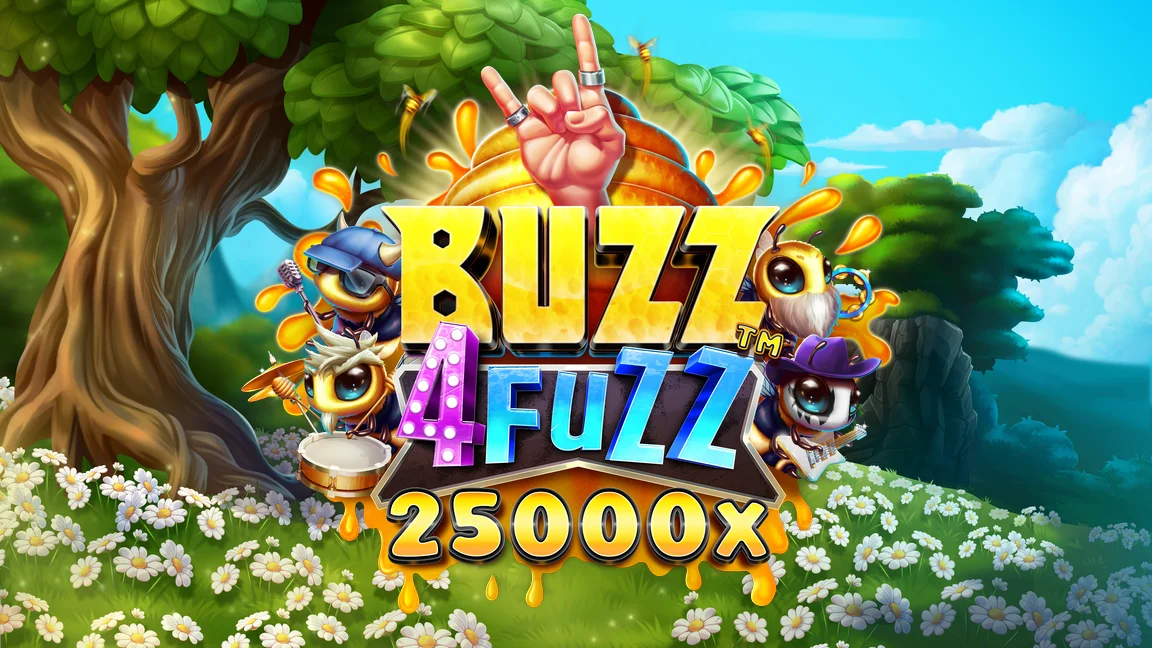 The promotional header for Buzz4Fuzz™, an online slot game on Betty.ca.