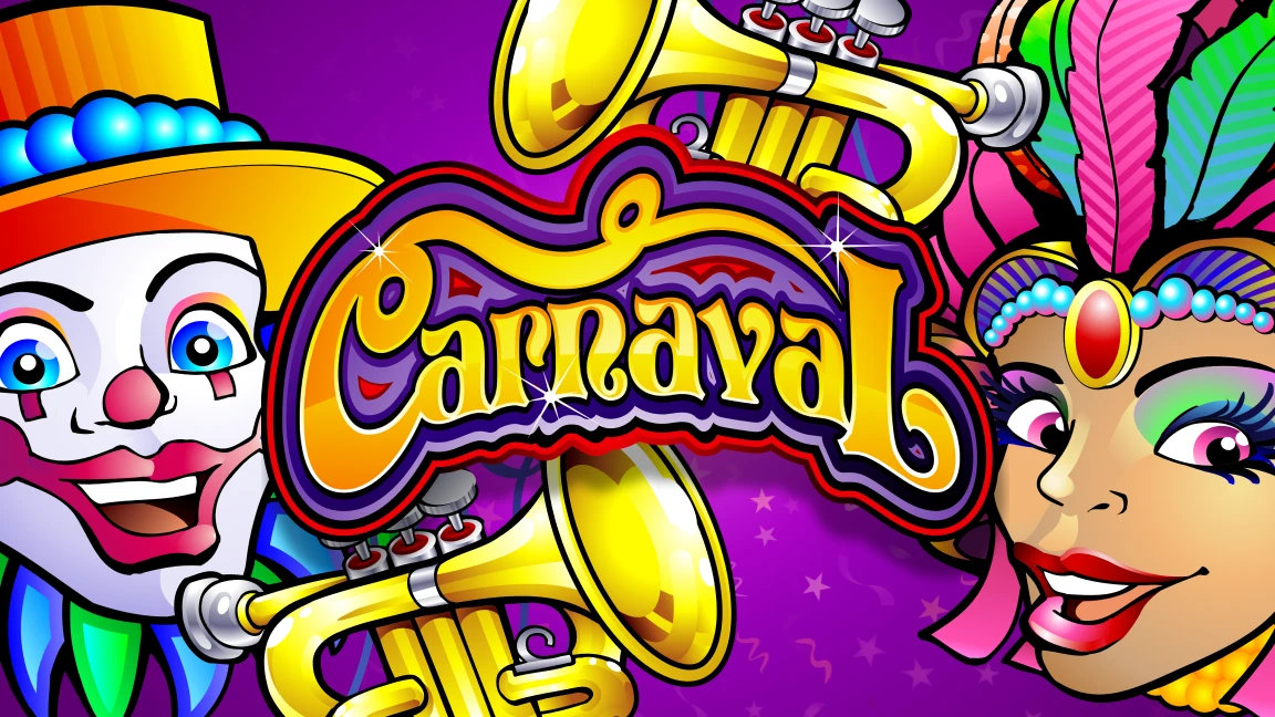The promotional header for Carnaval, an online slot game on Betty.ca.