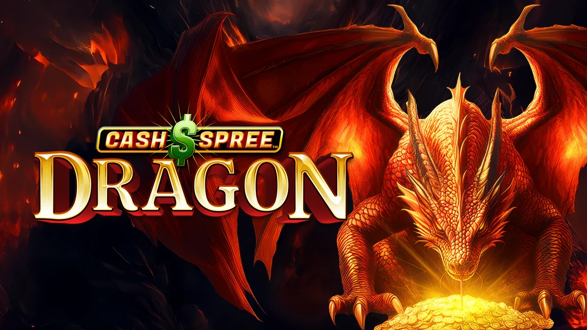 The promotional header for Cash Spree Dragon™, an online slot game on Betty.ca.