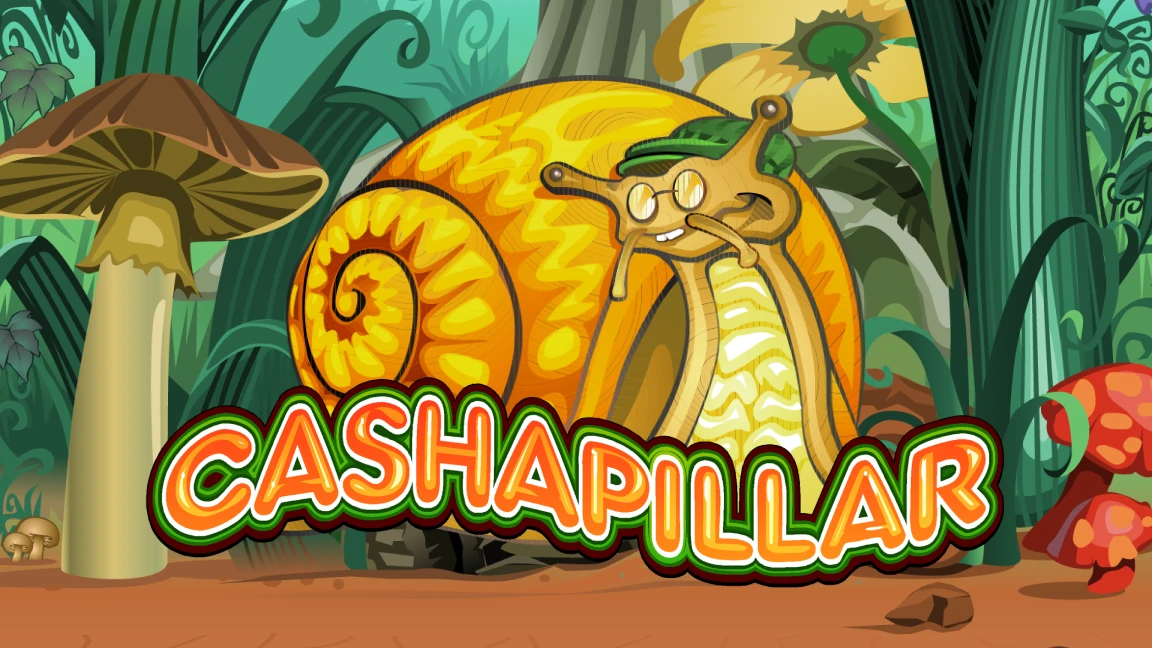 The promotional header for Cashapillar, an online slot game on Betty.ca.