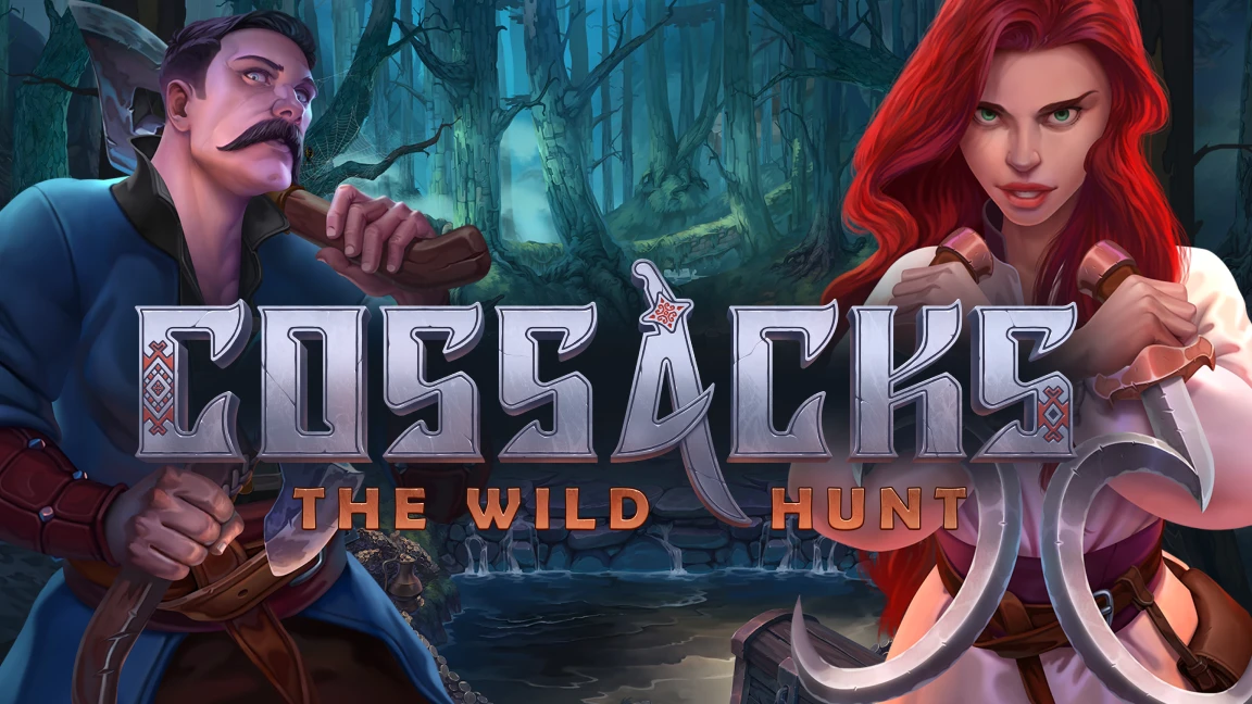 The promotional header for Cossacks: The Wild Hunt, an online slot game on Betty.ca.