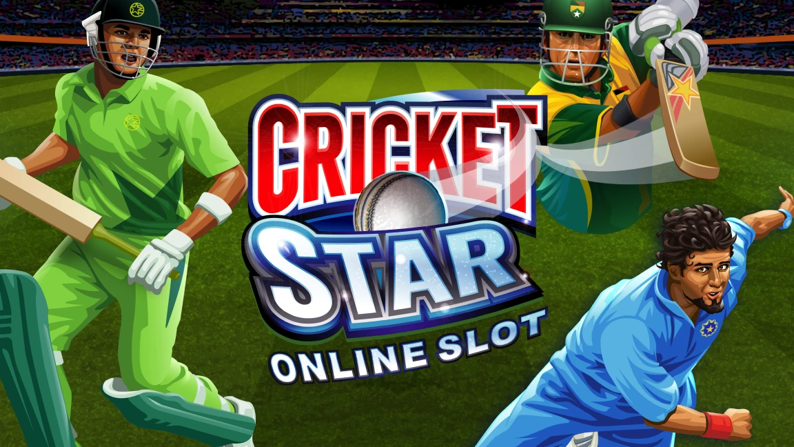 The promotional header for Cricket Star, an online slot game on Betty.ca.