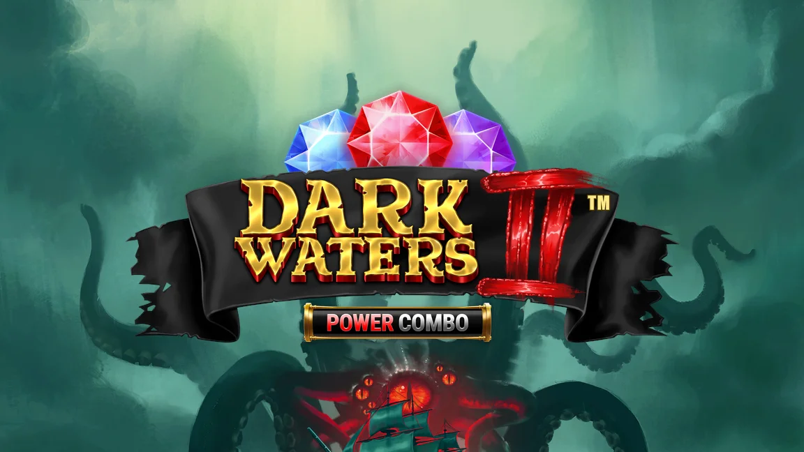 The promotional header for Dark Waters 2 Power Combo™, an online slot game on Betty.ca.