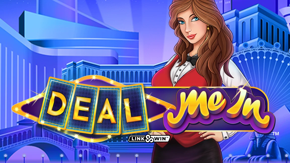 The promotional header for Deal Me In, an online slot game on Betty.ca.