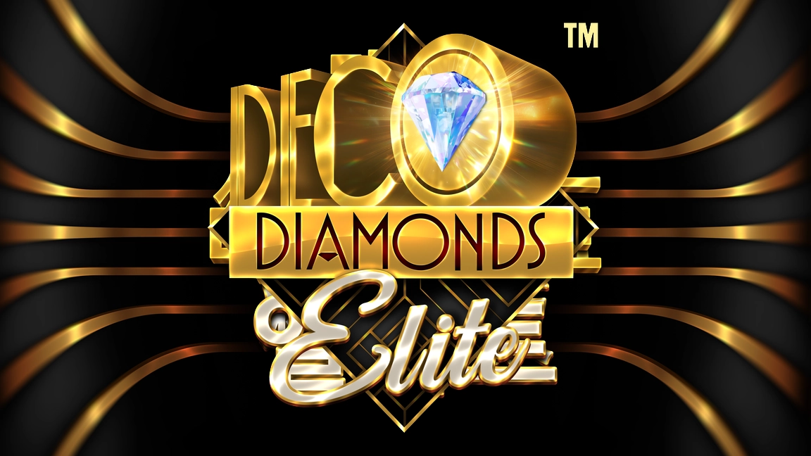 The promotional header for Deco Diamonds Elite™, an online slot game on Betty.ca.