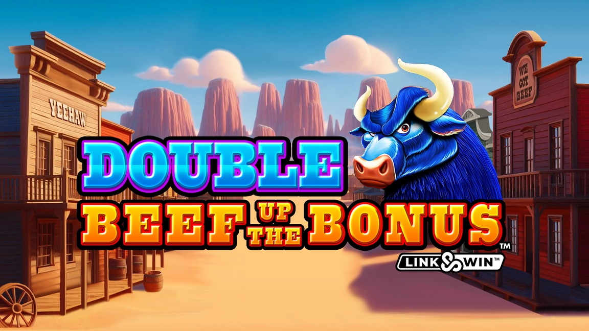 The promotional header for Double Beef Up The Bonus™, an online slot game on Betty.ca.