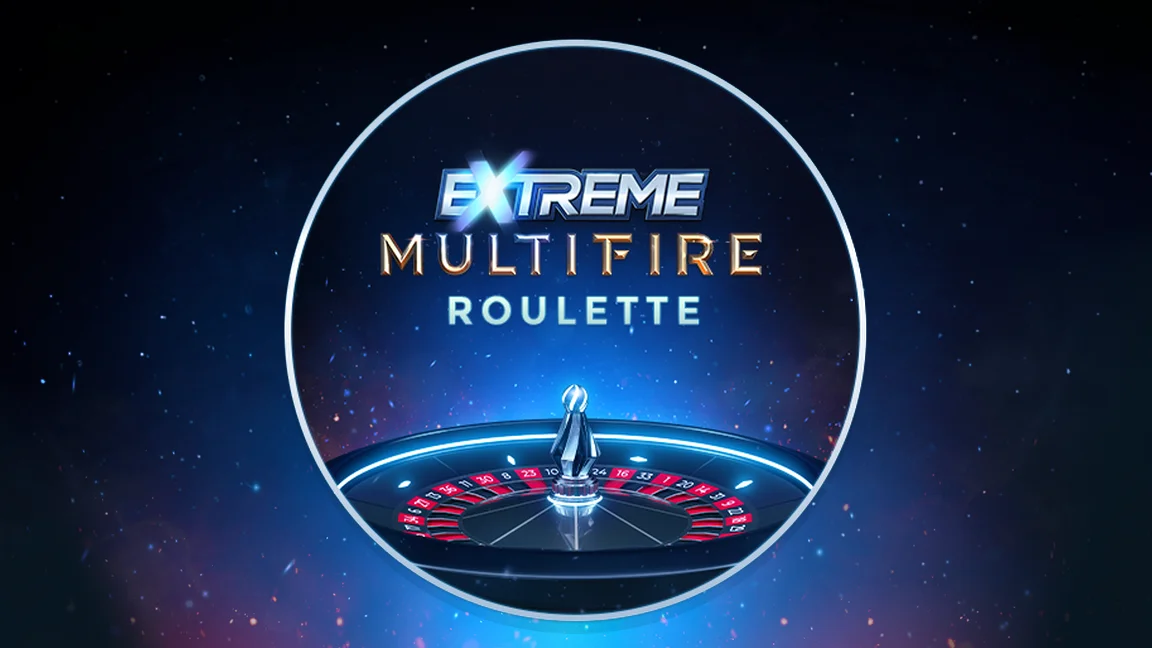 The promotional header for Extreme Multifire Roulette, an online slot game on Betty.ca.