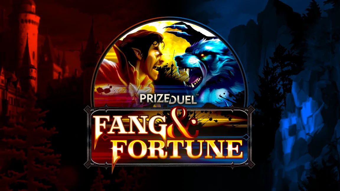 The promotional header for Fang & Fortune™, an online slot game on Betty.ca.