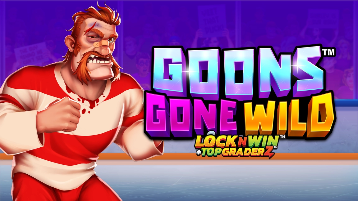 The promotional header for Goons Gone Wild™, an online slot game on Betty.ca.