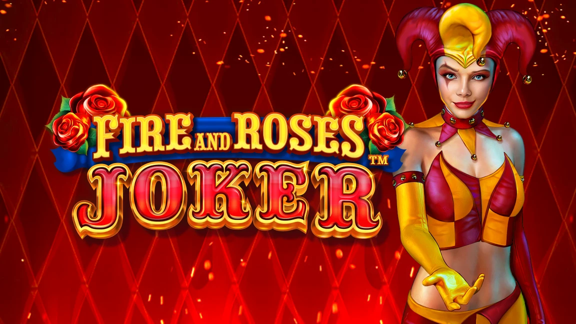 The promotional header for Fire and Roses Joker™, an online slot game on Betty.ca.