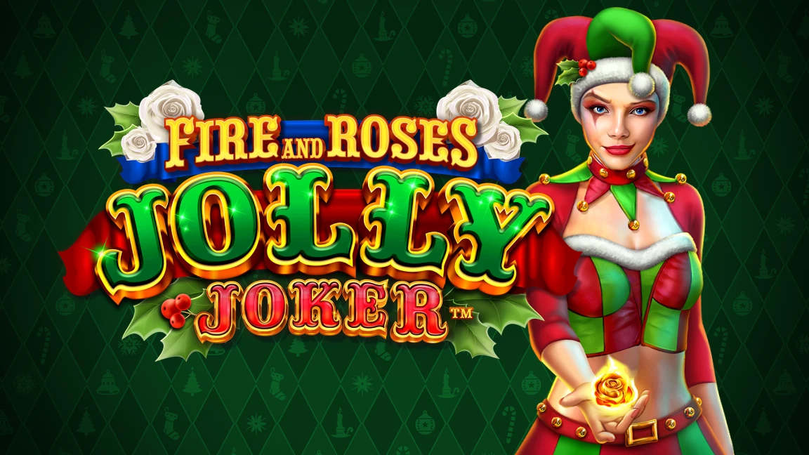 The promotional header for Fire and Roses Jolly Joker™, an online slot game on Betty.ca.
