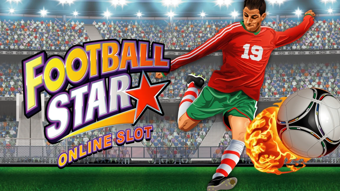 The promotional header for Football Star, an online slot game on Betty.ca.