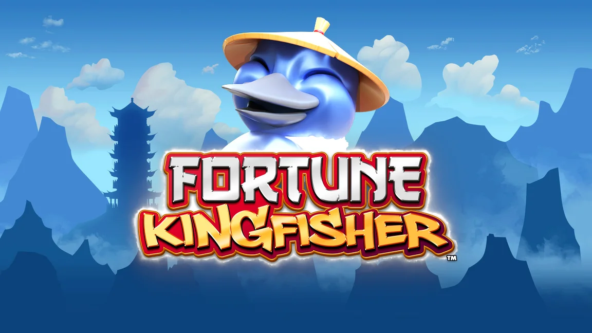 The promotional header for Fortune Kingfisher, an online slot game on Betty.ca.