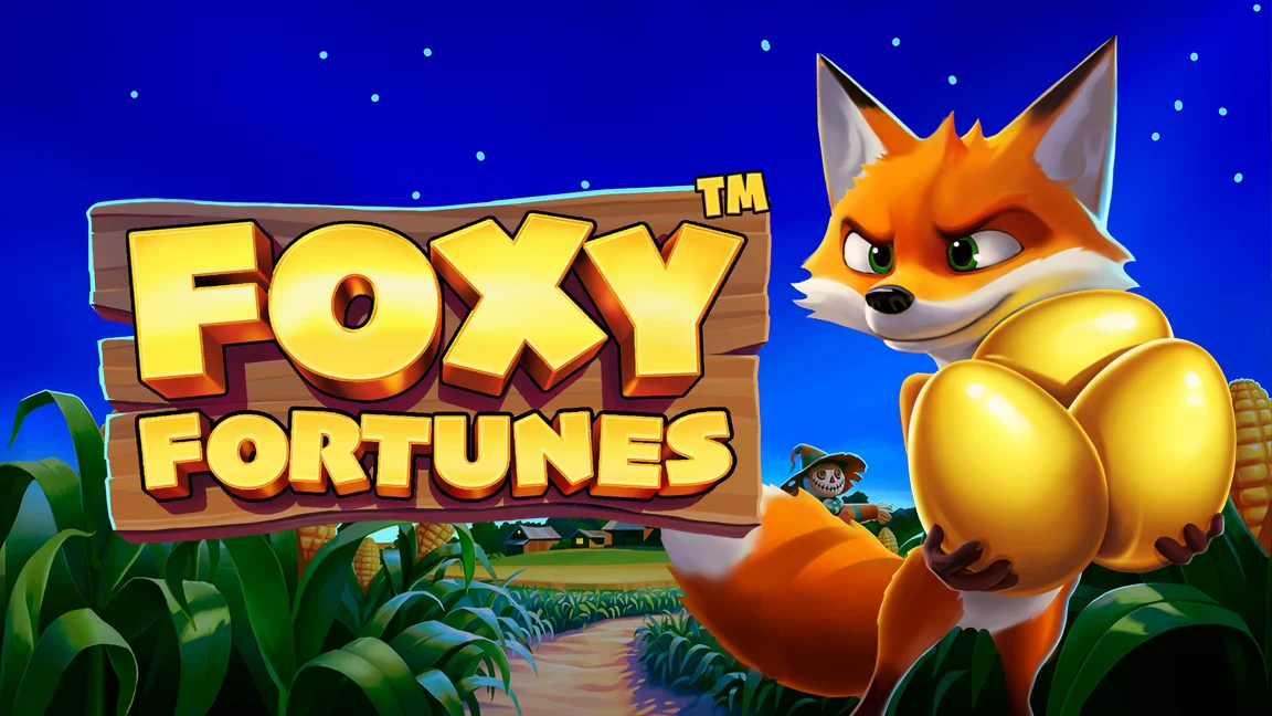 The promotional header for Foxy Fortunes™, an online slot game on Betty.ca.