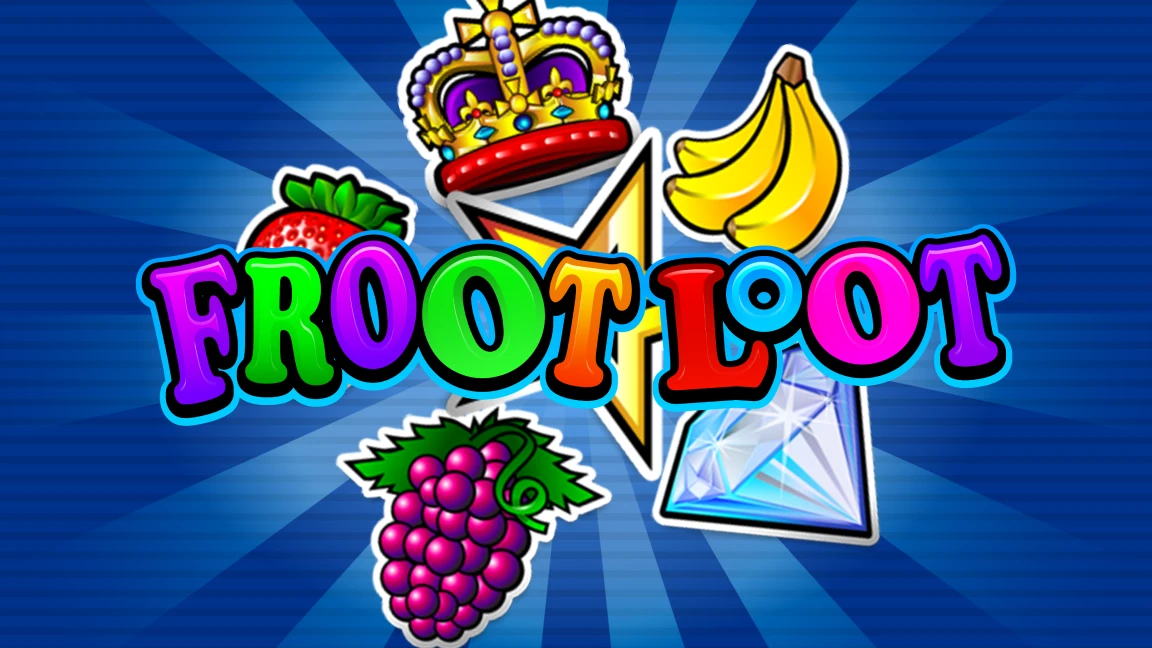 The promotional header for Froot Loot 9-Line, an online slot game on Betty.ca.