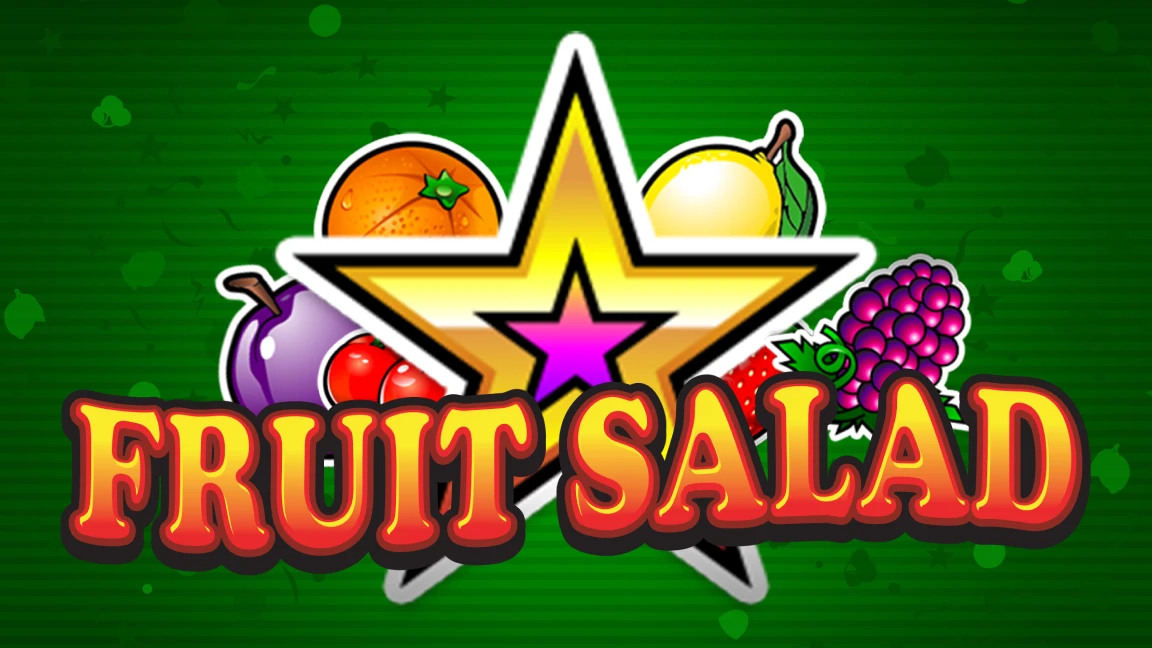 The promotional header for Fruit Salad 9-Line, an online slot game on Betty.ca.