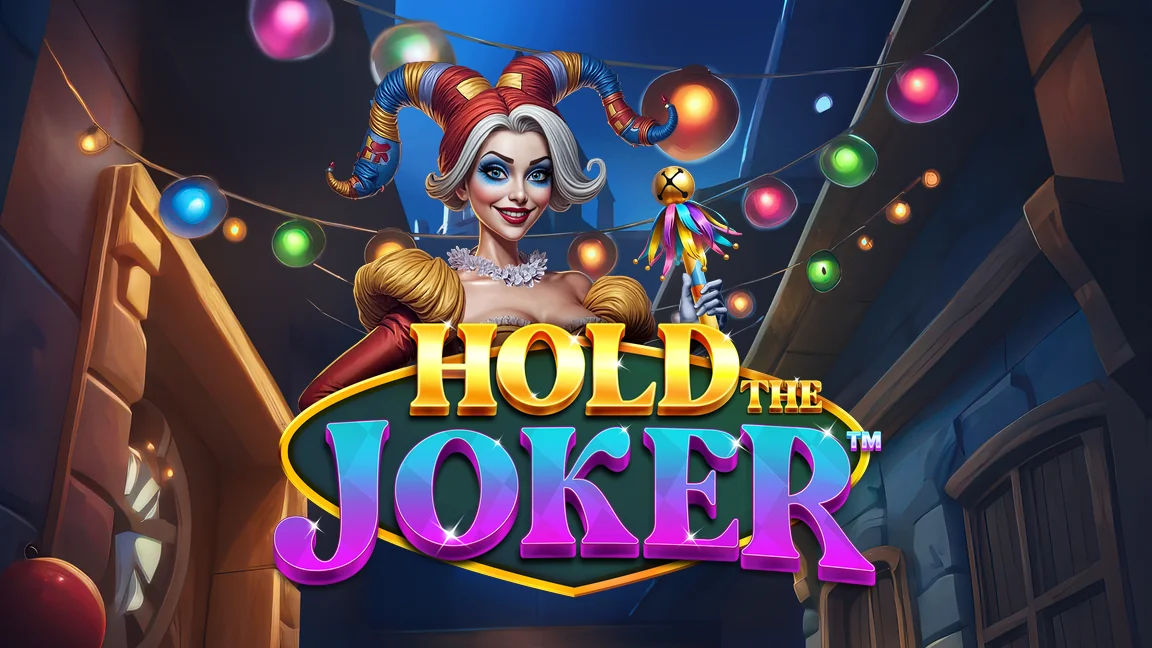 The promotional header for Hold the Joker™, an online slot game on Betty.ca.