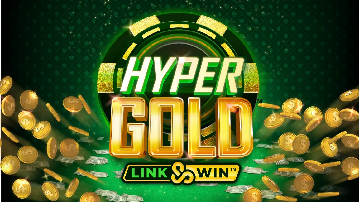 The promotional header for Hyper Gold, an online slot game on Betty.ca.