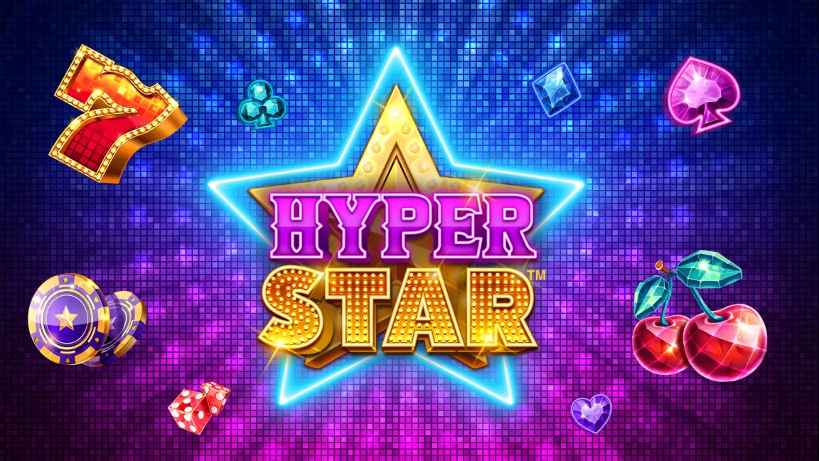 The promotional header for Hyper Star™, an online slot game on Betty.ca.