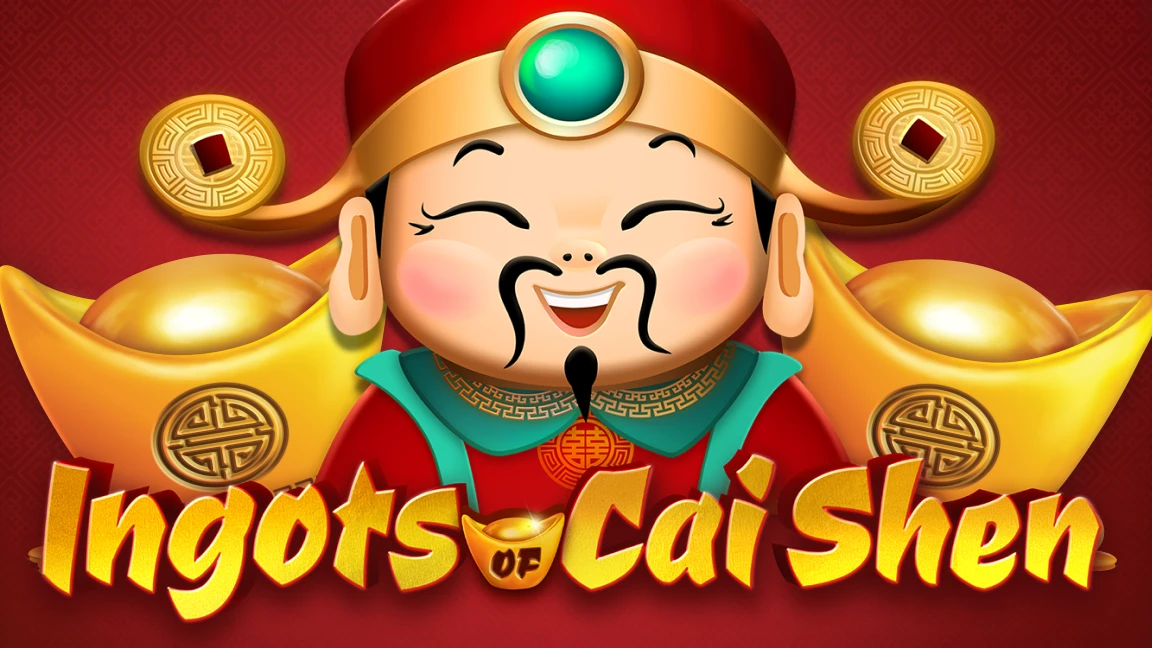 The promotional header for Ingots of Cai Shen, an online slot game on Betty.ca.
