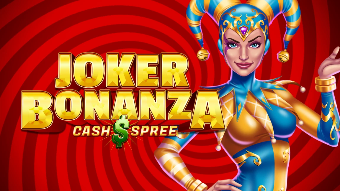 The promotional header for Joker Bonanza Cash Spree, an online slot game on Betty.ca.