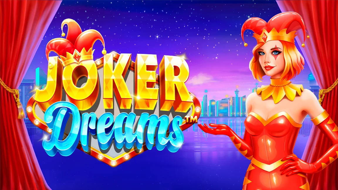 The promotional header for Joker Dreams, an online slot game on Betty.ca.