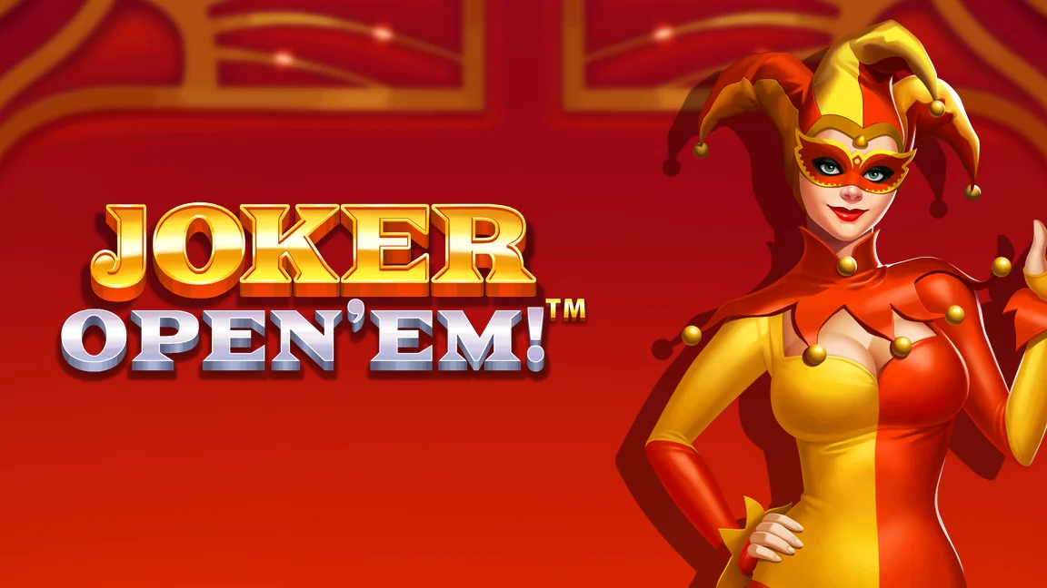 The promotional header for Joker Open'Em!™, an online slot game on Betty.ca.