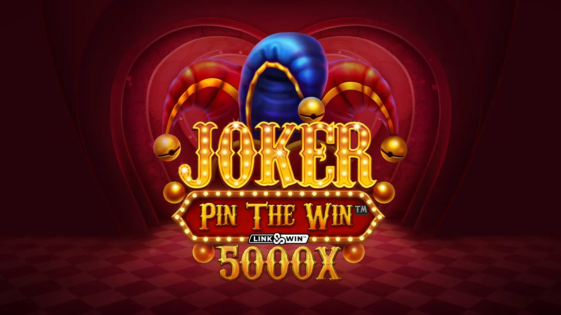 The promotional header for Joker Pin the Win™, an online slot game on Betty.ca.