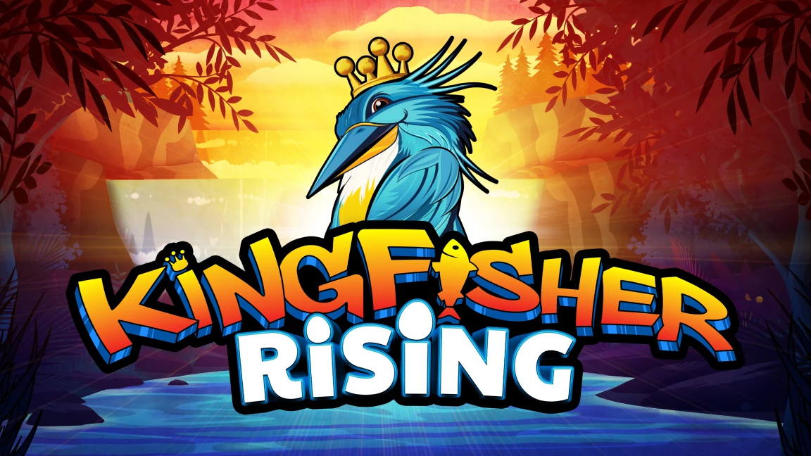 The promotional header for Kingfisher Rising™, an online slot game on Betty.ca.