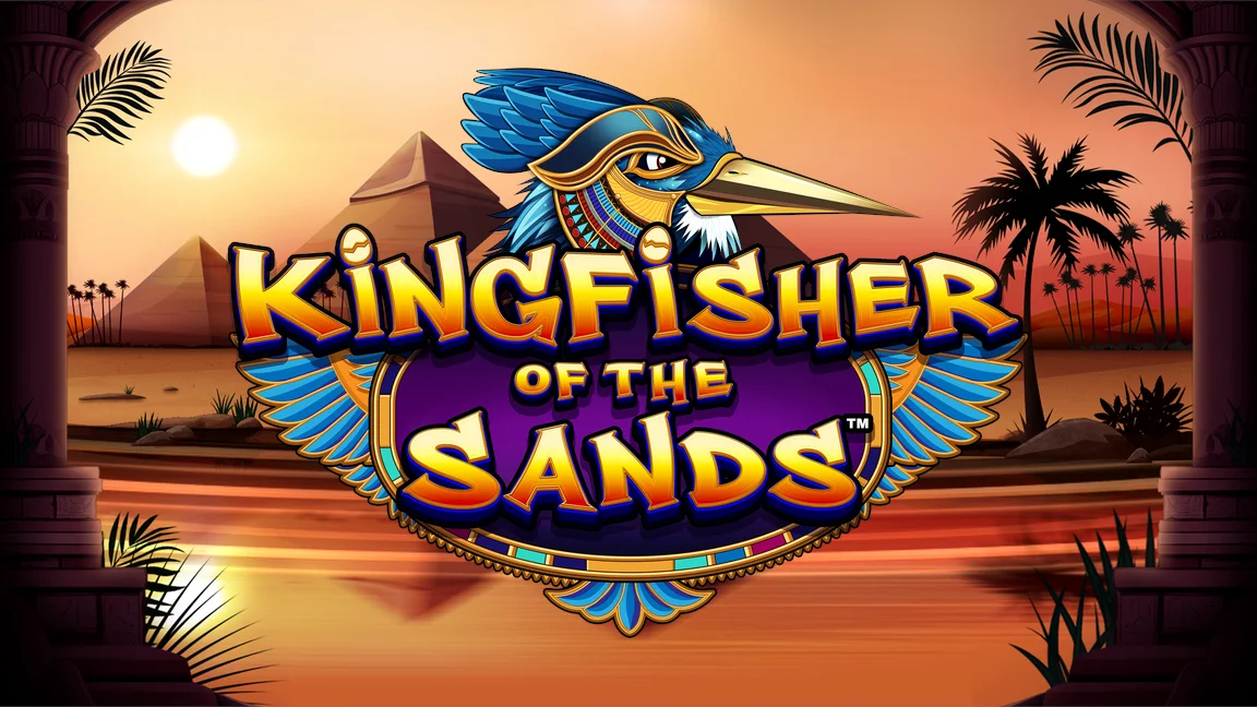 The promotional header for Kingfisher of the Sands™, an online slot game on Betty.ca.