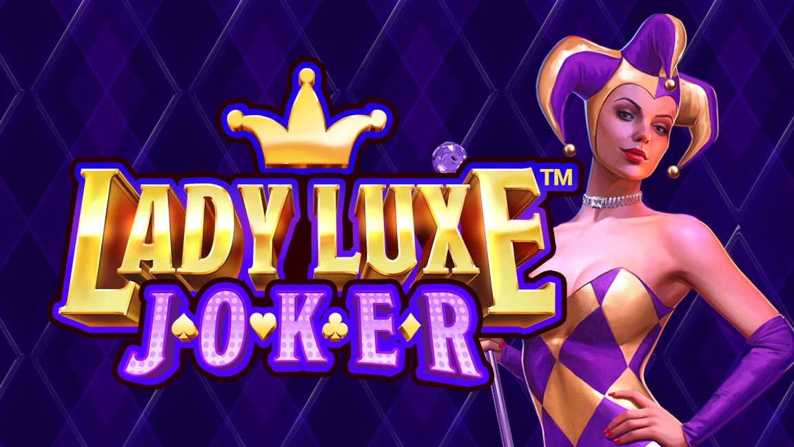 The promotional header for Lady Luxe Joker™, an online slot game on Betty.ca.