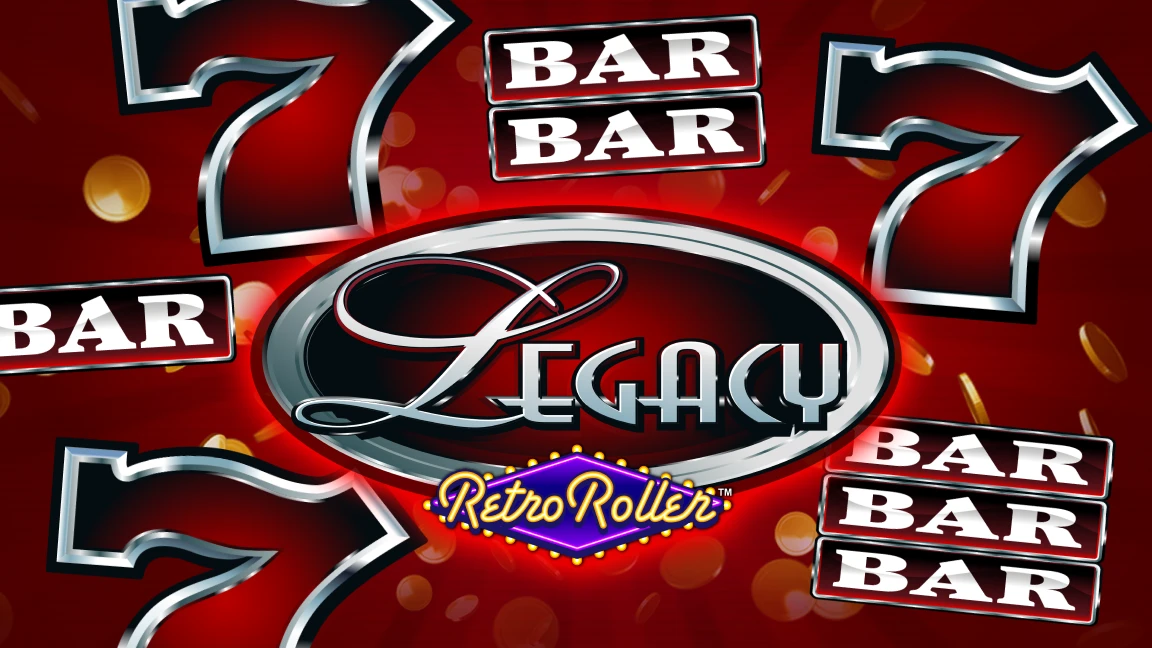The promotional header for Legacy Retro Roller™, an online slot game on Betty.ca.