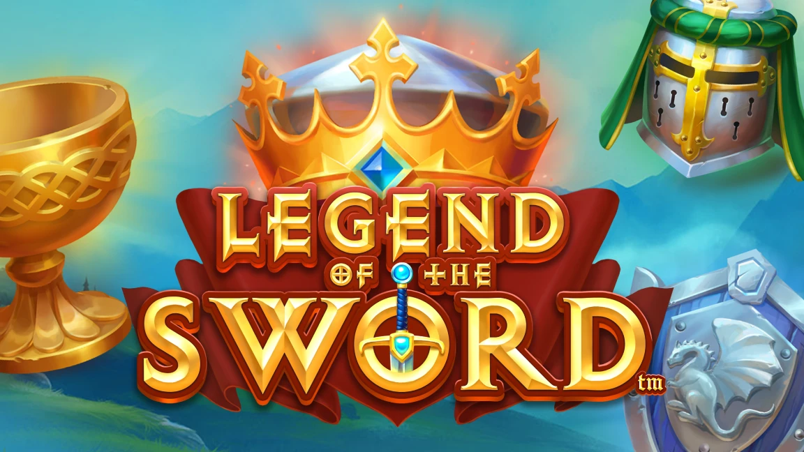 The promotional header for Legend of the Sword, an online slot game on Betty.ca.