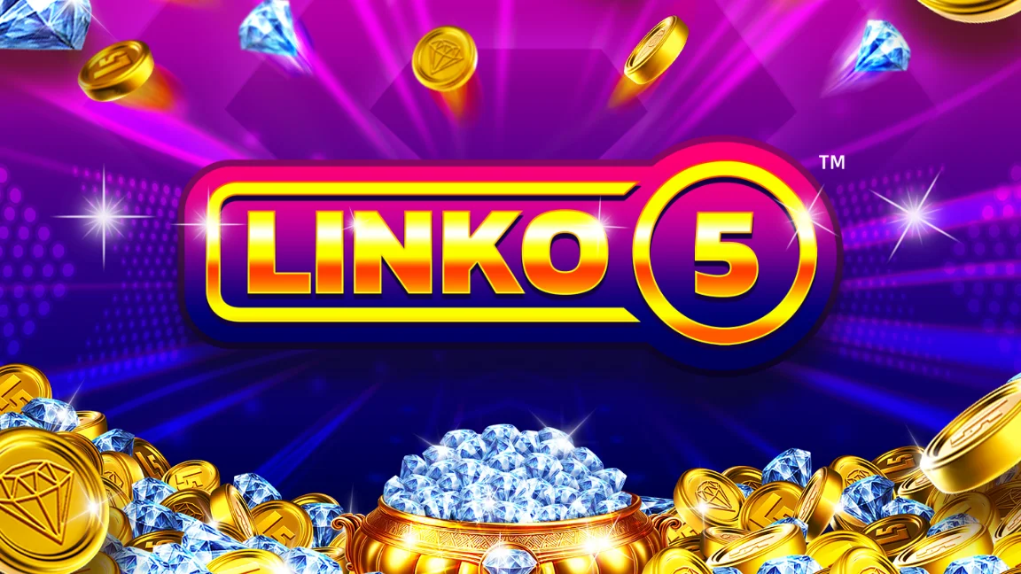 The promotional header for Linko 5™, an online slot game on Betty.ca.
