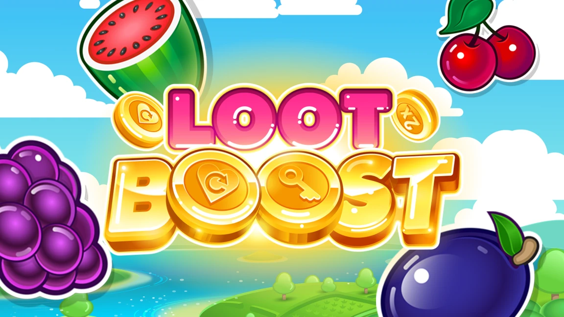 The promotional header for Loot Boost™, an online slot game on Betty.ca.