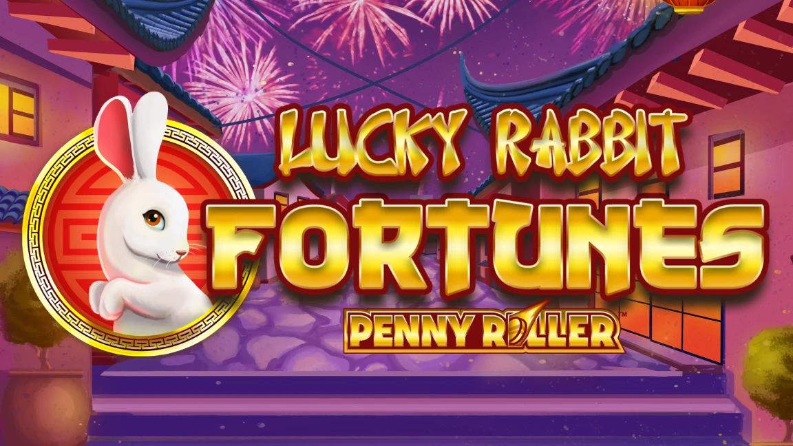 The promotional header for Lucky Rabbit Fortune, an online slot game on Betty.ca.