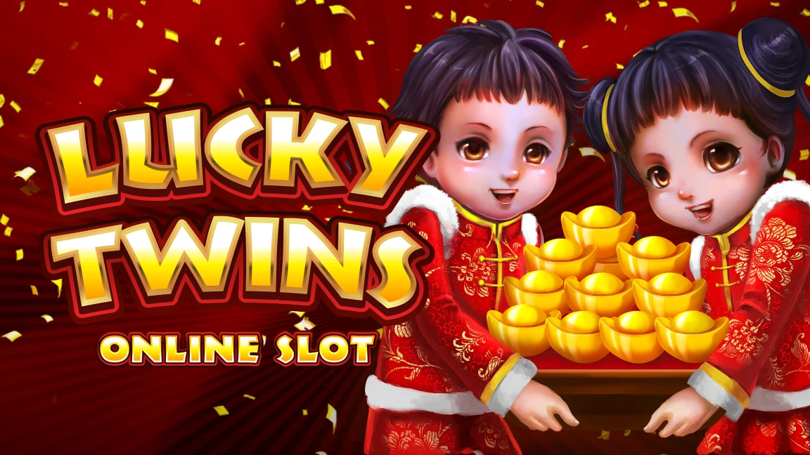 The promotional header for Lucky Twins, an online slot game on Betty.ca.