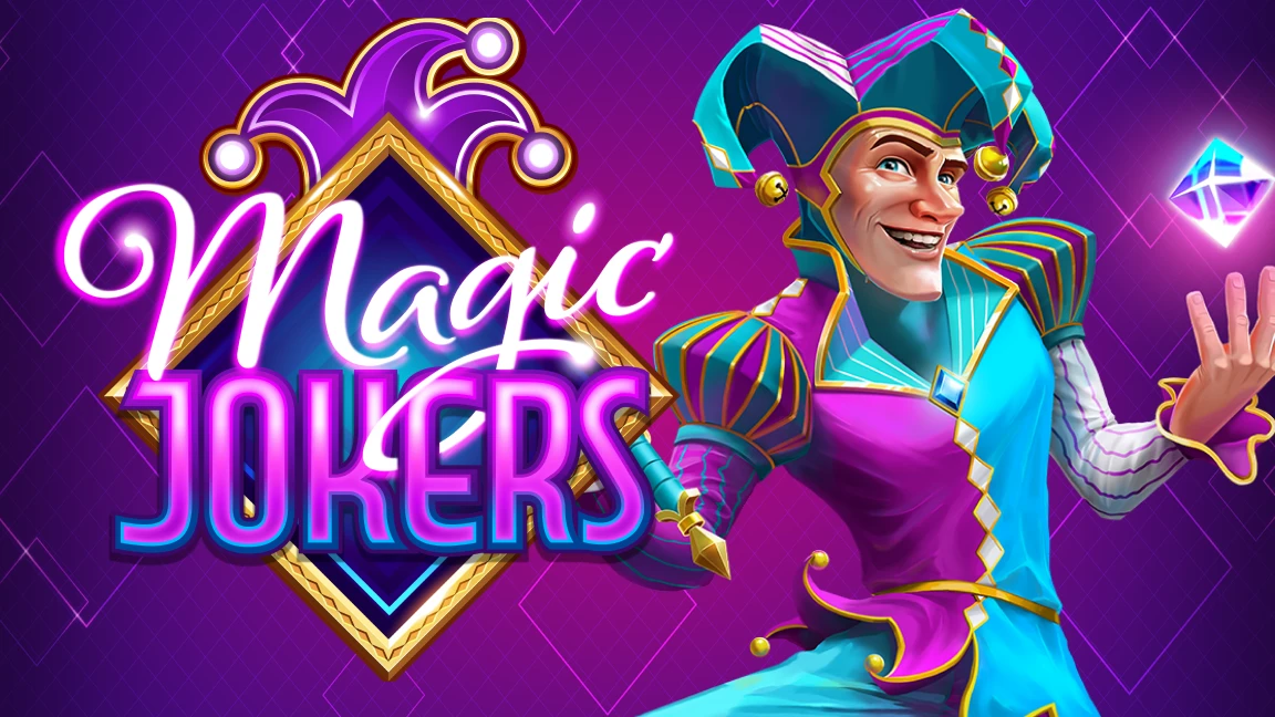 The promotional header for Magic Jokers, an online slot game on Betty.ca.