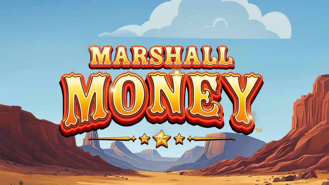 The promotional header for Marshall Money, an online slot game on Betty.ca.