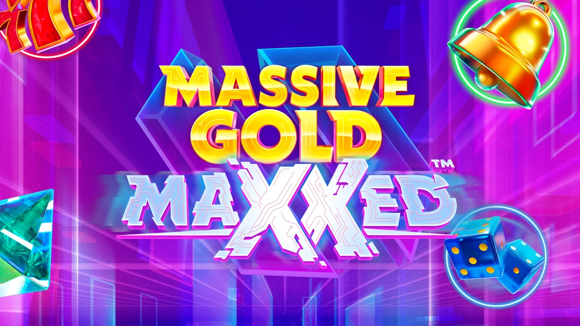 The promotional header for Massive Gold MAXXED™, an online slot game on Betty.ca.