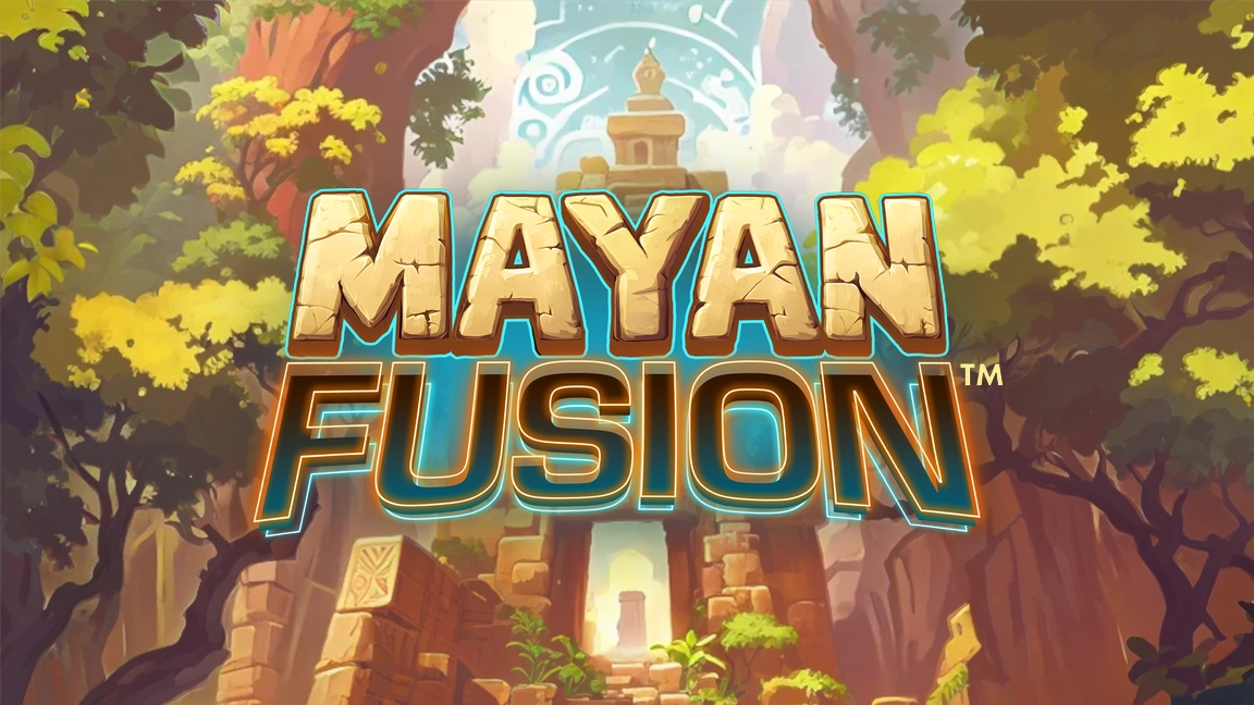 The promotional header for Mayan Fusion™, an online slot game on Betty.ca.