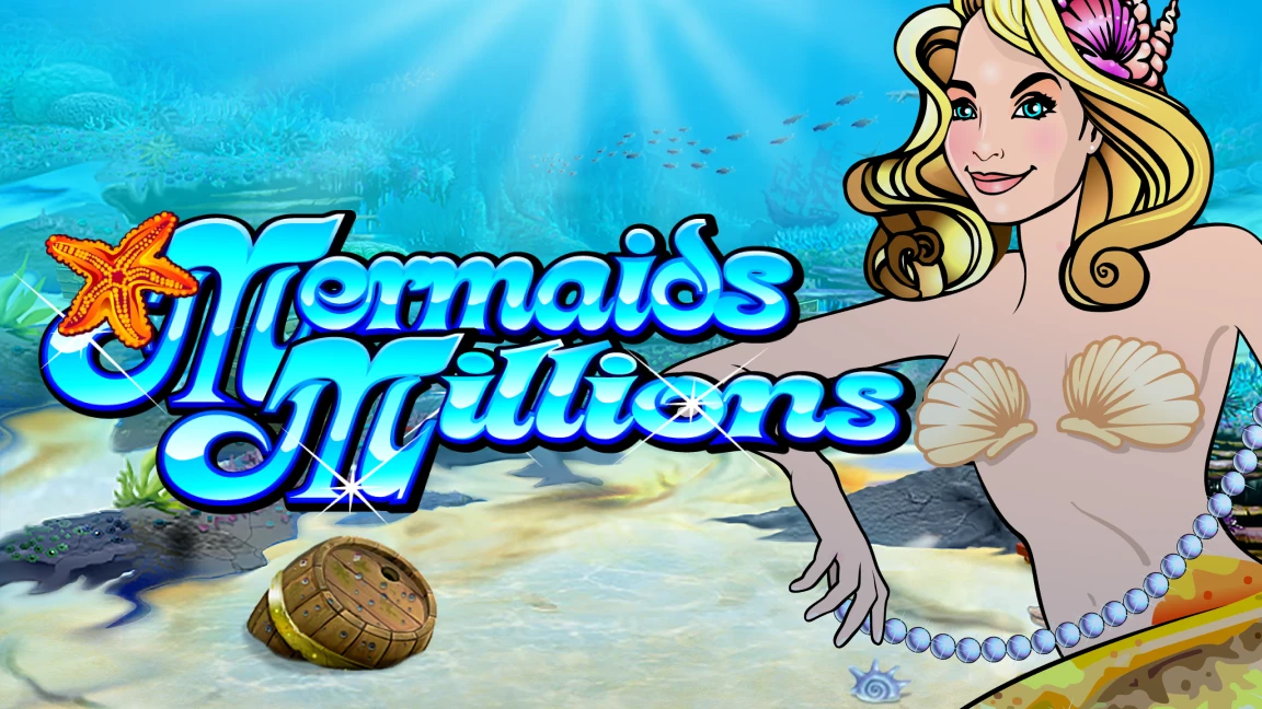 The promotional header for Mermaids Millions, an online slot game on Betty.ca.