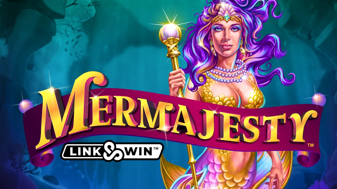 The promotional header for Mermajesty™, an online slot game on Betty.ca.