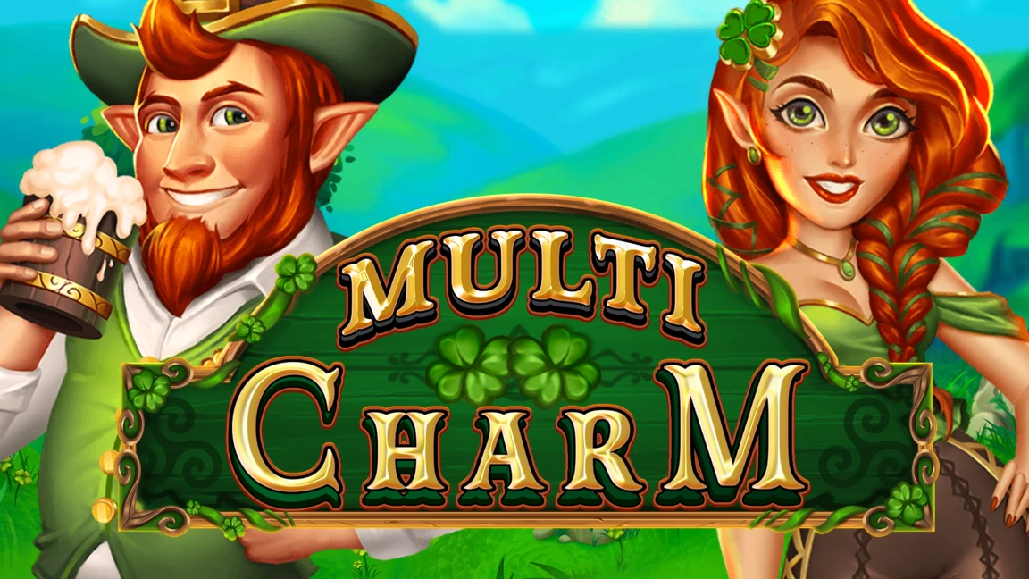The promotional header for Multi Charm, an online slot game on Betty.ca.