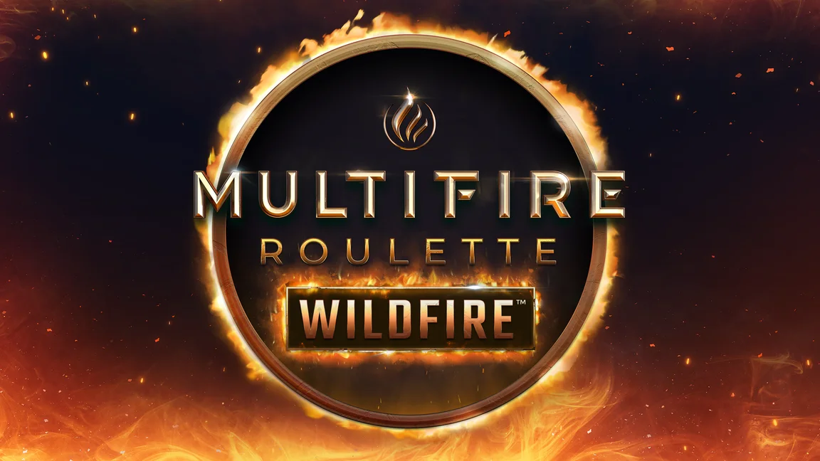 The promotional header for Multifire Roulette Wildfire™, an online slot game on Betty.ca.
