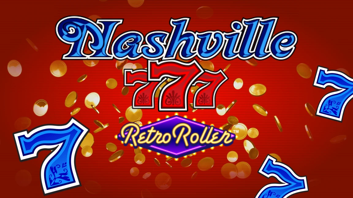 The promotional header for Nashville 777 Retro Roller™, an online slot game on Betty.ca.