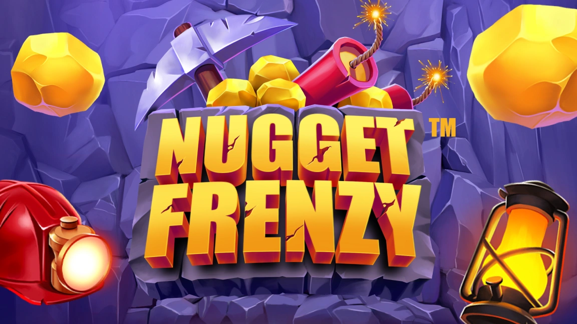 The promotional header for Nugget Frenzy™, an online slot game on Betty.ca.