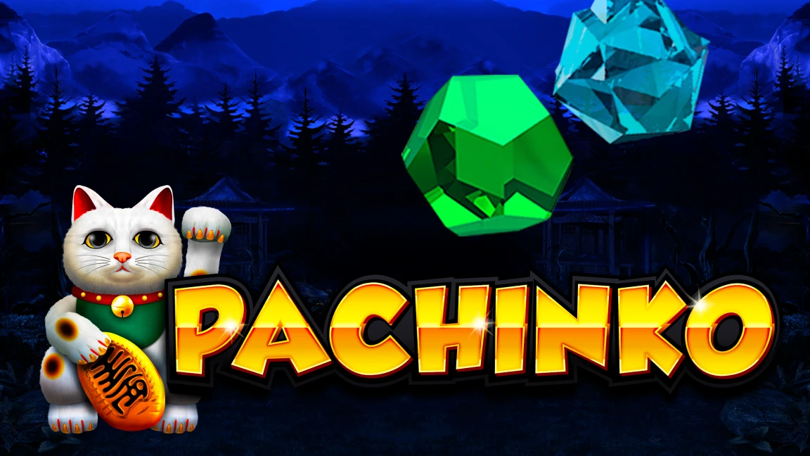 The promotional header for Pachinko, an online slot game on Betty.ca.